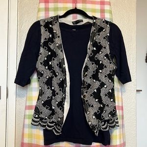 Vest and blouse for $8